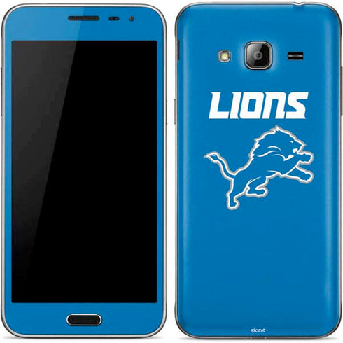 NFL Detroit Lions Distressed Galaxy J3 Skin