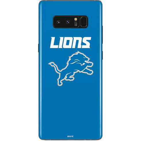 NFL Detroit Lions Distressed Galaxy Note 8 Skin