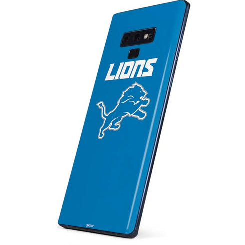 NFL Detroit Lions Distressed Galaxy Note 9 Skin