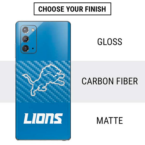 NFL Detroit Lions Distressed Galaxy Note20 5G Skin