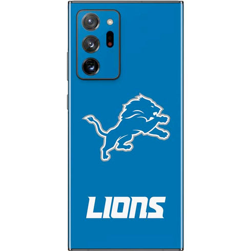 NFL Detroit Lions Distressed Galaxy Note20 Ultra 5G Skin