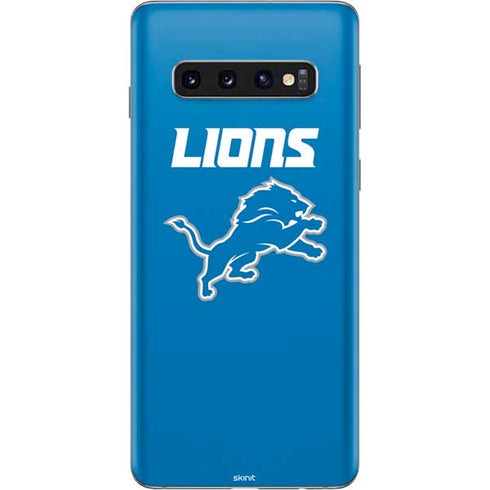 NFL Detroit Lions Distressed Galaxy S10 Skin