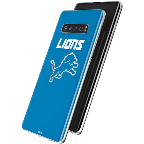NFL Detroit Lions Distressed Galaxy S10 Skin