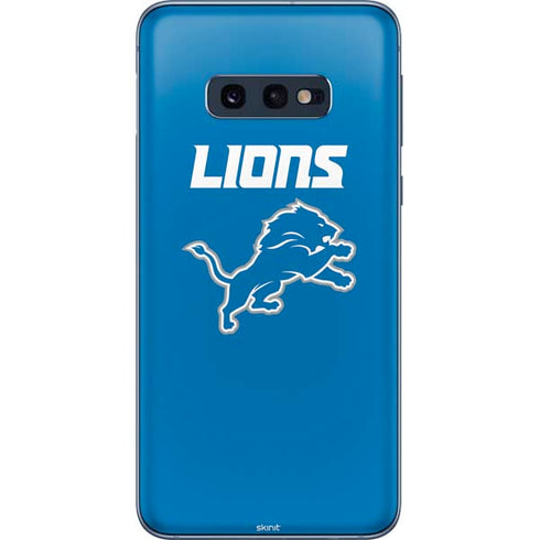 NFL Detroit Lions Distressed Galaxy S10e Skin