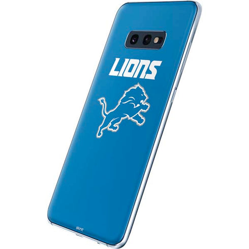 NFL Detroit Lions Distressed Galaxy S10e Skin