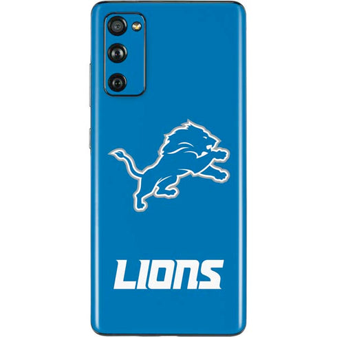 NFL Detroit Lions Distressed Galaxy S20 Fan Edition Skin