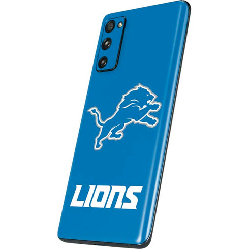 NFL Detroit Lions Distressed Galaxy S20 Fan Edition Skin