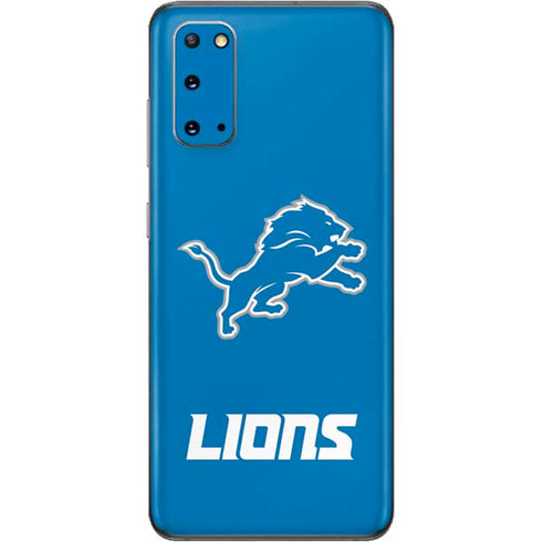 NFL Detroit Lions Distressed Galaxy S20 Skin