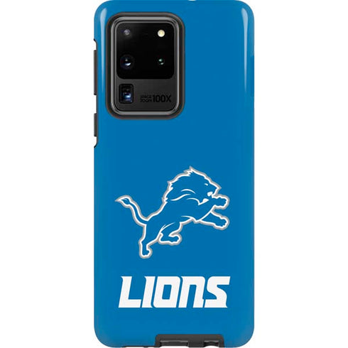 NFL Detroit Lions Distressed Galaxy S20 Ultra 5G Pro Case