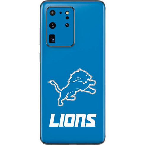 NFL Detroit Lions Distressed Galaxy S20 Ultra 5G Skin
