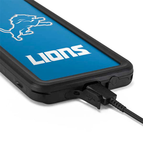 NFL Detroit Lions Distressed Galaxy S20 Waterproof Case