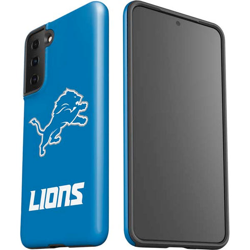 NFL Detroit Lions Distressed Galaxy S21 FE Pro Case