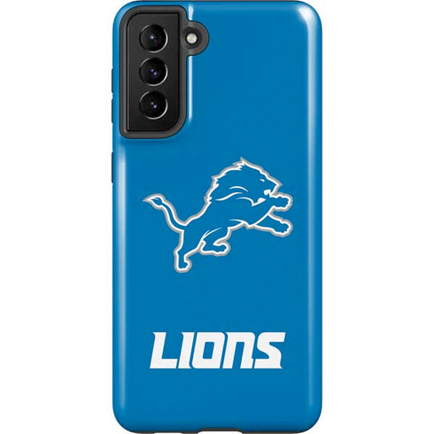 NFL Detroit Lions Distressed Galaxy S21 Plus 5G Pro Case