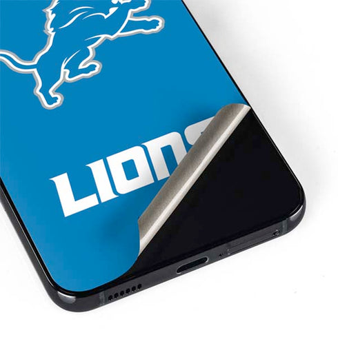 NFL Detroit Lions Distressed Galaxy S22 Plus Skin