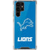 NFL Detroit Lions Distressed Galaxy S22 Ultra Clear Case