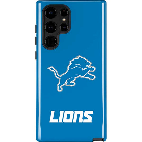 NFL Detroit Lions Distressed Galaxy S22 Ultra Pro Case