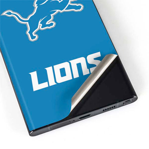 NFL Detroit Lions Distressed Galaxy S22 Ultra Skin