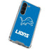 NFL Detroit Lions Distressed Galaxy S23 Clear Case