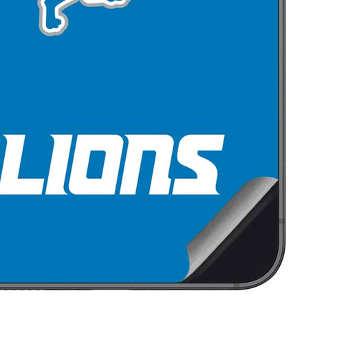 NFL Detroit Lions Distressed Galaxy S23 FE Skin