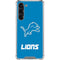 NFL Detroit Lions Distressed Galaxy S23 Plus Clear Case