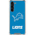 NFL Detroit Lions Distressed Galaxy S23 Plus Clear Case