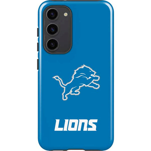 NFL Detroit Lions Distressed Galaxy S23 Plus Pro Case