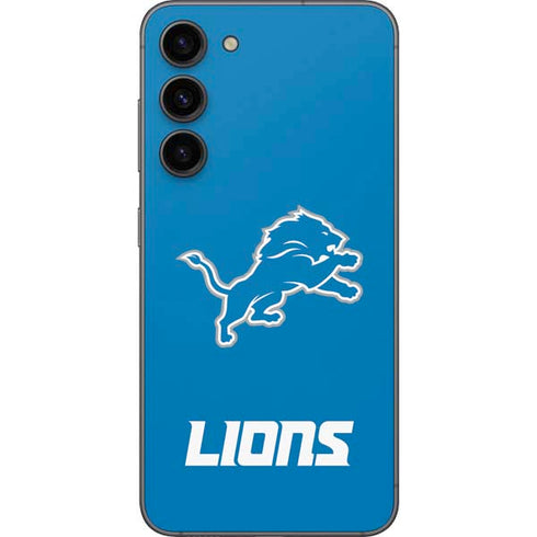NFL Detroit Lions Distressed Galaxy S23 Plus Skin