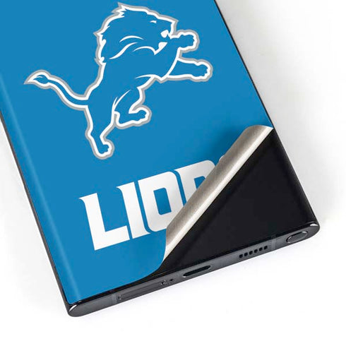 NFL Detroit Lions Distressed Galaxy S23 Ultra Skin