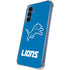 NFL Detroit Lions Distressed Galaxy S24 Clear Case