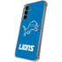 NFL Detroit Lions Distressed Galaxy S24 Plus Clear Case