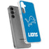 NFL Detroit Lions Distressed Galaxy S24 Plus Clear Case