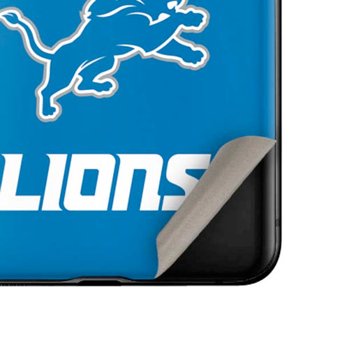 NFL Detroit Lions Distressed Galaxy Z Flip Skin