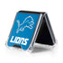 NFL Detroit Lions Distressed Galaxy Z Flip5 5G Clear Case