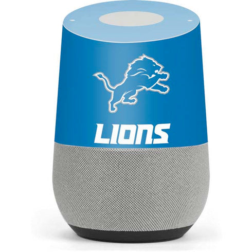 NFL Detroit Lions Distressed Google Home Skin