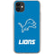 NFL Detroit Lions Distressed iPhone 11 Clear Case