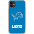 NFL Detroit Lions Distressed iPhone 11 Clear Case