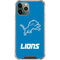 NFL Detroit Lions Distressed iPhone 11 Pro Max Clear Case