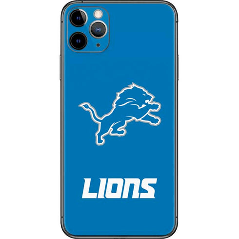 NFL Detroit Lions Distressed iPhone 11 Pro Max Skin