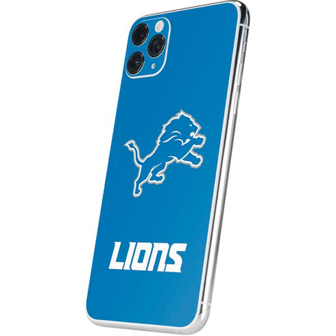 NFL Detroit Lions Distressed iPhone 11 Pro Max Skin