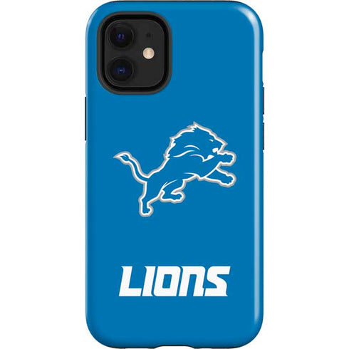 NFL Detroit Lions Distressed iPhone 12 Mini Impact Case