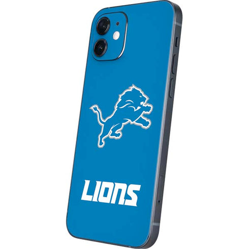 NFL Detroit Lions Distressed iPhone 12 Mini Skin