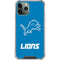 NFL Detroit Lions Distressed iPhone 12 Pro Clear Case