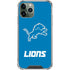 NFL Detroit Lions Distressed iPhone 12 Pro Clear Case