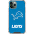 NFL Detroit Lions Distressed iPhone 12 Pro Max Clear Case
