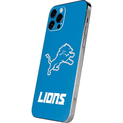 NFL Detroit Lions Distressed iPhone 12 Pro Max Skin