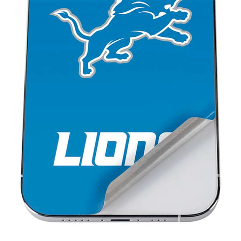 NFL Detroit Lions Distressed iPhone 12 Pro Max Skin