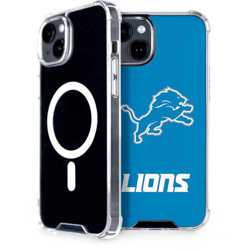 NFL Detroit Lions Distressed iPhone 13 MagSafe Case