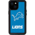NFL Detroit Lions Distressed iPhone 13 Mini Waterproof Case