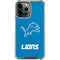 NFL Detroit Lions Distressed iPhone 13 Pro Max Clear Case
