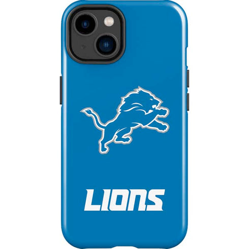 NFL Detroit Lions Distressed iPhone 14 Plus Impact Case
